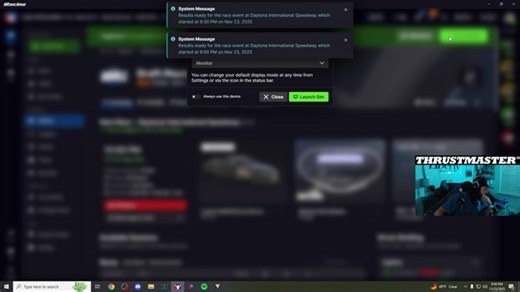 The Thrustmaster !Thrustmaster