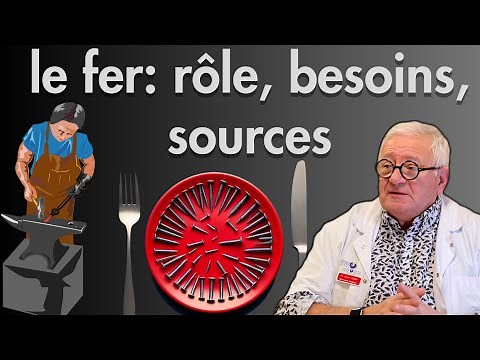 Fer et santé: besoins et pertes, carences, apports, compléments alimentaires