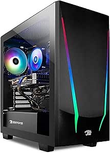 iBUYPOWER Gaming PC Computer Desktop Trace 4 9310 (AMD Ryzen 5 3600 3.6GHz, AMD Radeon RX 5500 XT 4GB, 8GB DDR4 RAM, 240GB SSD, Wi-Fi Ready, Windows 10 Home)