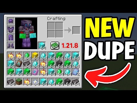 EASY Minecraft Duplicate Glitch 1.21.8 (DUPE ANY ITEM/BLOCK)