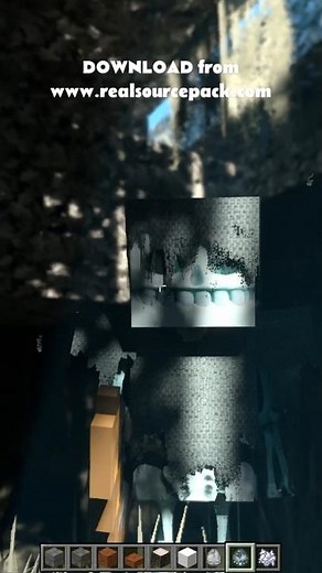 Minecraft 1.21.100 with RTX ON / Download realistic texture pack from www.realsourcepack.com