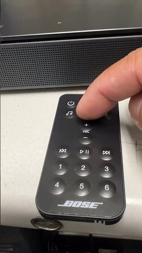 How to put a Bose Soundbar 500 into Setup Mode