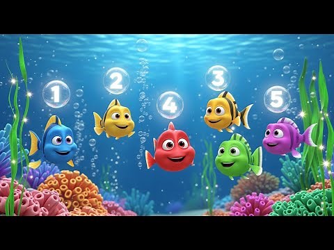 Counting Fish in the Aquarium 🐠🌊 | Numbers Song for Kids | Learn 1 to 10