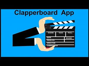 Clapperboard App For Video Production