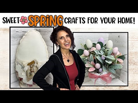 Transform Your Spring Decor With These All New Fabric, Wood and Floral Crafts! | DIY Spring Crafts