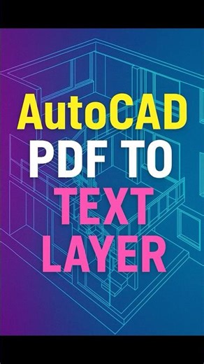 AutoCAD Tutorials | Convert PDF Text to AutoCAD Text Objects #Shorts#AutoCAD Tutorial #Text Objects