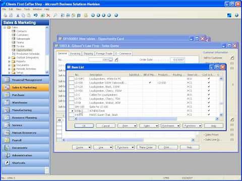 Microsoft Dynamics NAV CRM