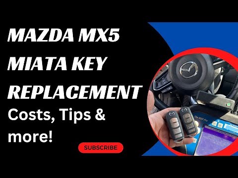 Mazda MX5 Miata Key Replacement - How to Get a New Key. (Tips to Save Money, Costs, Keys & More.)
