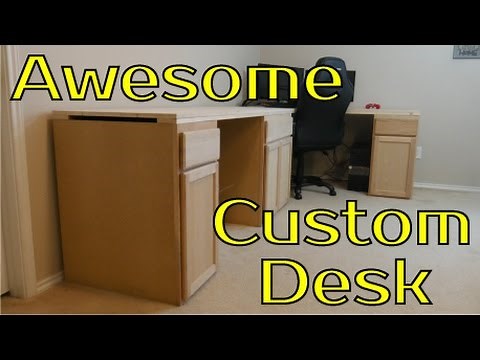 Awesome Custom DIY Desk