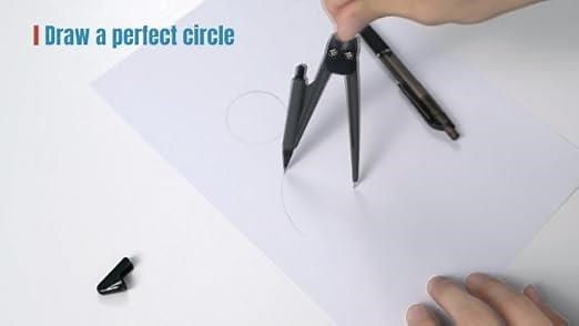 Compass Set, Muscccm Compass for Geometry Kit 8 Pieces