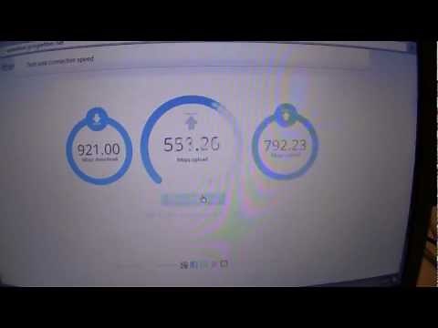 Google Fiber SPEED Test (download and upload) [100X FASTER INTERNET]