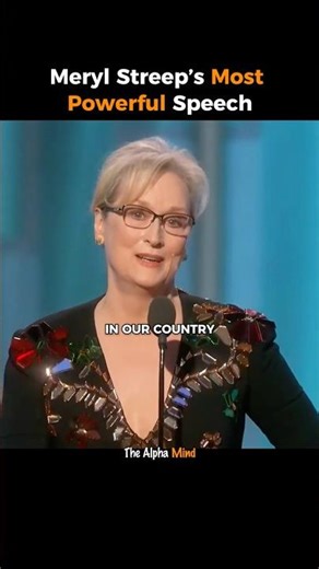 Meryl Streep’s Most Powerful Speech #speech #disrespect #power #accountability