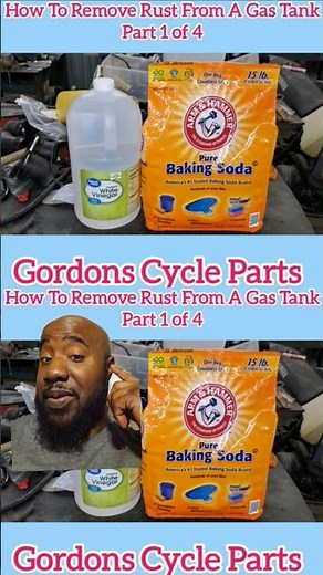 How To Clean Rust Out Of Gas Tank #motorcycle #Repair