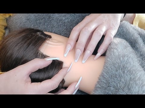 ASMR Neck, Ear & Hairline Scratching | No Talking 💆‍♀️✨️ #asmr