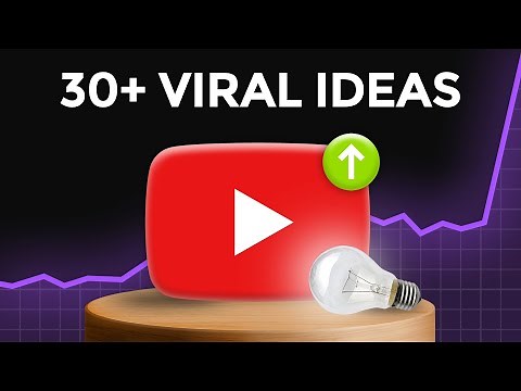 30+ VIRAL YouTube Video Ideas (for any niche) 🔥