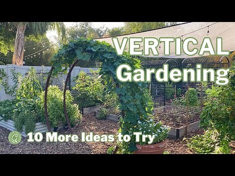 10 More Vertical Gardening Ideas: Growing in the Garden