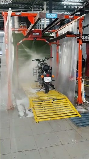 Touchless Automatic Jet Bike Washing Machine | M: +91-9205989864 | EZYTEK CLEAN | www.ezytekclean.in