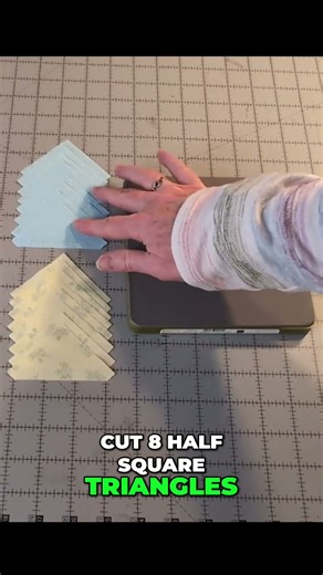 How to Sew an 8" Sawtooth Star Quilt Block (Accuquilt)