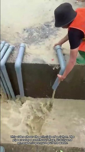 Simple Siphon System for Flood Water Drainage