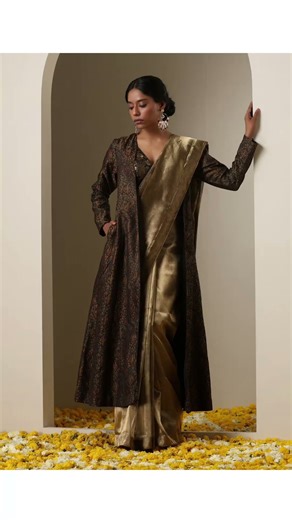 Winter Saree With Jacket Styling Ideas | Saree Winter Lookbook | Best Winter Outfit Ideas forWomen