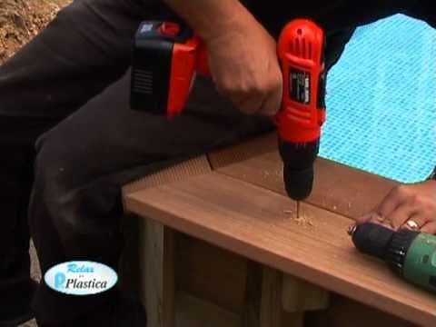 How to install a Wooden Pool Part 9/13- Capping and Top Rail - DIY
