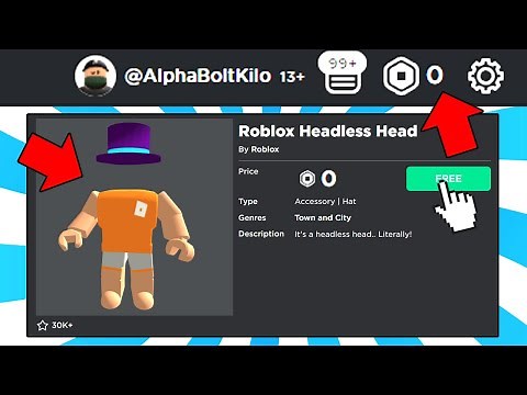*WORKING* HOW TO GET HEADLESS HEAD FOR FREE ON ROBLOX IN 2022!