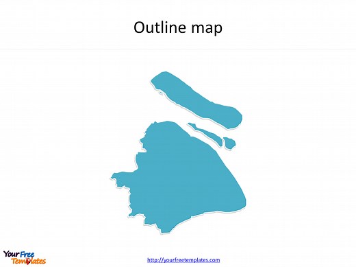Shanghai map PowerPoint templates - Free PowerPoint Template