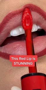1.2M views · 10K reactions | The perfect red lip. We said, what we said  @beccalynz_mua swipes on Shine Loud High Shine Lip Color in 'Red in Red' for the ultimate glossy power lip ✨☁️ • #nyxcosmetics #nyxprofessionalmakeup #crueltyfree #veganformula | NYX Professional Makeup | Facebook