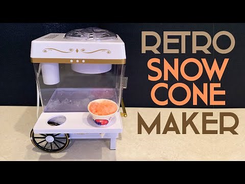 Nostalgia Snow Cone Maker Review: Make Snow Cones at Home