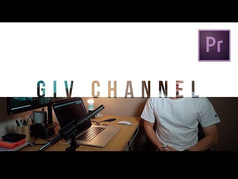 【Premire Pro】トラックマットを使用したテキストアニメーション Track Matte Text Animation