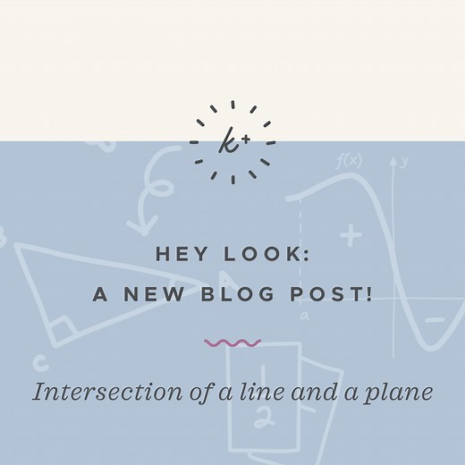 Finding the intersection of a line and a plane — Krista King Math | Online math help