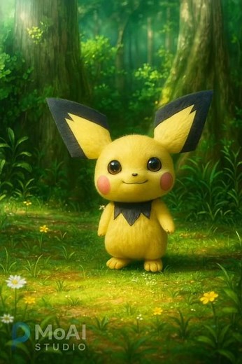 Realistic Pikachu Evolution: (AI Reimagined)