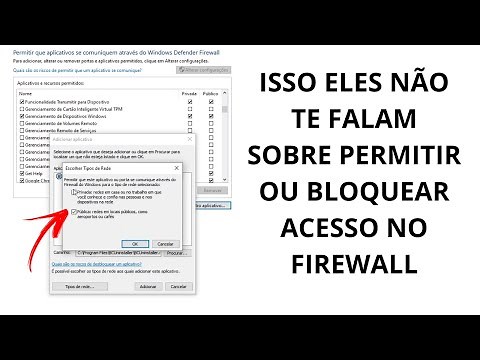 Firewall Do Windows 11/10: Como PERMITIR/BLOQUEAR Conexão Ou Adicionar REGRAS Entrada E Saída (2024)