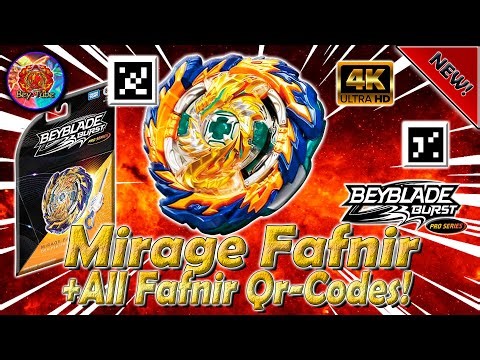 NEW Mirage FAFNIR Qr-Code + All Old | Новый Qr-Код Mirage Fafnir - Beyblade Burst Pro Series APP