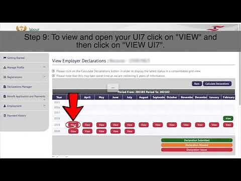 Tutorial on how to submit declaration on ufiling.