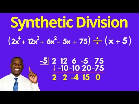 Learn Synthetic Division to Divide Polynomials