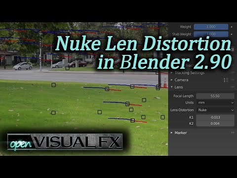 Nuke Lens Distortion in Blender 2.90