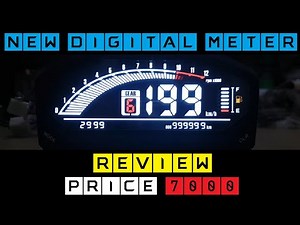 New Motorcycle Digital Speedometer Complete Review
