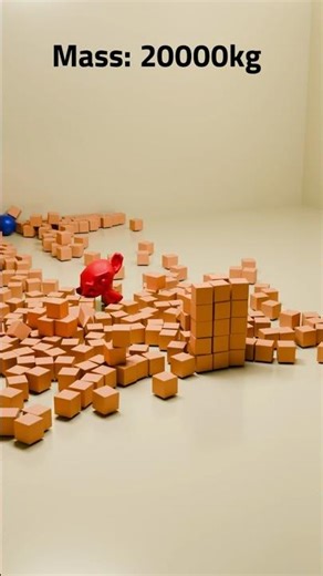 20,000 KG Impact! Satisfying Rigid Body Physics in Blender (Perfect ASMR) #blender3d