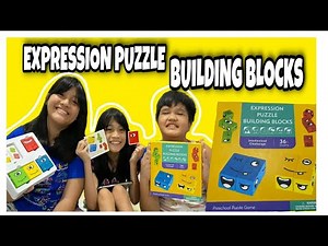 How to play Expression Puzzle Building Blocks #boardgames #lazada #puzzle #gameplay