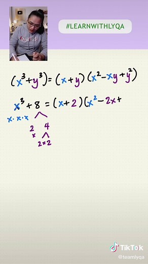 Factoring the Sum of Two Cubes in Algebra | Math Tricks Tutorial