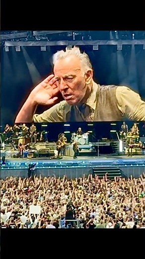 Bruce Springsteen – Dancing in the Dark with Thousands of Fans 🙌🔥#brucespringsteen #milan