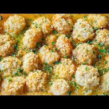 Magic Crispy Baked Scallops
