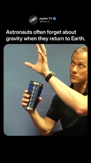 Astronauts Forget About Gravity After Returning to Earth 😂