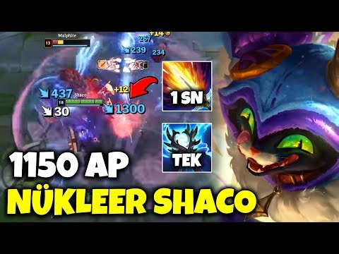 AD SHACO GİBİ TEK ATAN 1150 AP NÜKLEER SHACO ! HASARA İNANAMAYACAKSINIZ 🤡