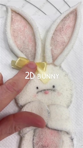 2D Bunny Cake Decorating Tutorial: Cute Fondant Art