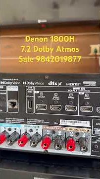 Denon AVR-X1800H - 7.2 Channel 8K Dolbyatmos AV Receiver Sale #shorts