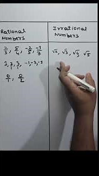 Difference between Rational and Irrational numbers
