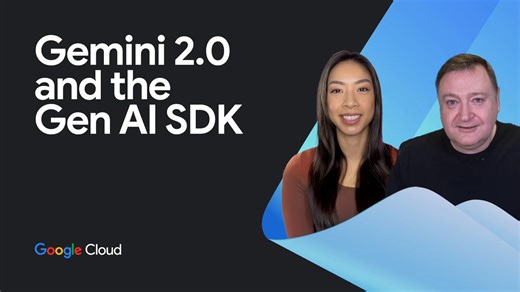 Head of Developer Skills & Community, Stephanie Wong, and Cloud GDE, Sam Witteveen, break down Gemini 2.0 and the Google Cloud Gen AI SDK! Discover how to leverage Gemini's multimodal capabilities, including text, image, audio, and video understanding, directly within your applications. In this video, you'll learn how to: • Quickly get started with Gemini 2.0 on Vertex AI using Google Colab • Seamlessly transition from AI Studio experimentation to production-ready Vertex AI applications • Genera