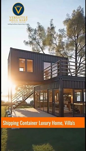 VMMPL Luxury 40ft Portable Container Home | Modern Mobile Office & Houseboat